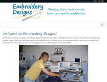 Tablet Screenshot of embroideryd.com